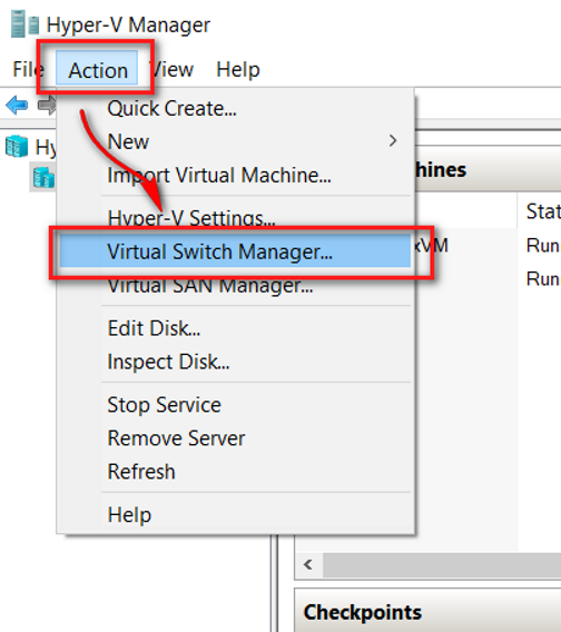 Virtual Swtich Manager...
